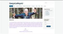 Desktop Screenshot of geeyouareyou.com
